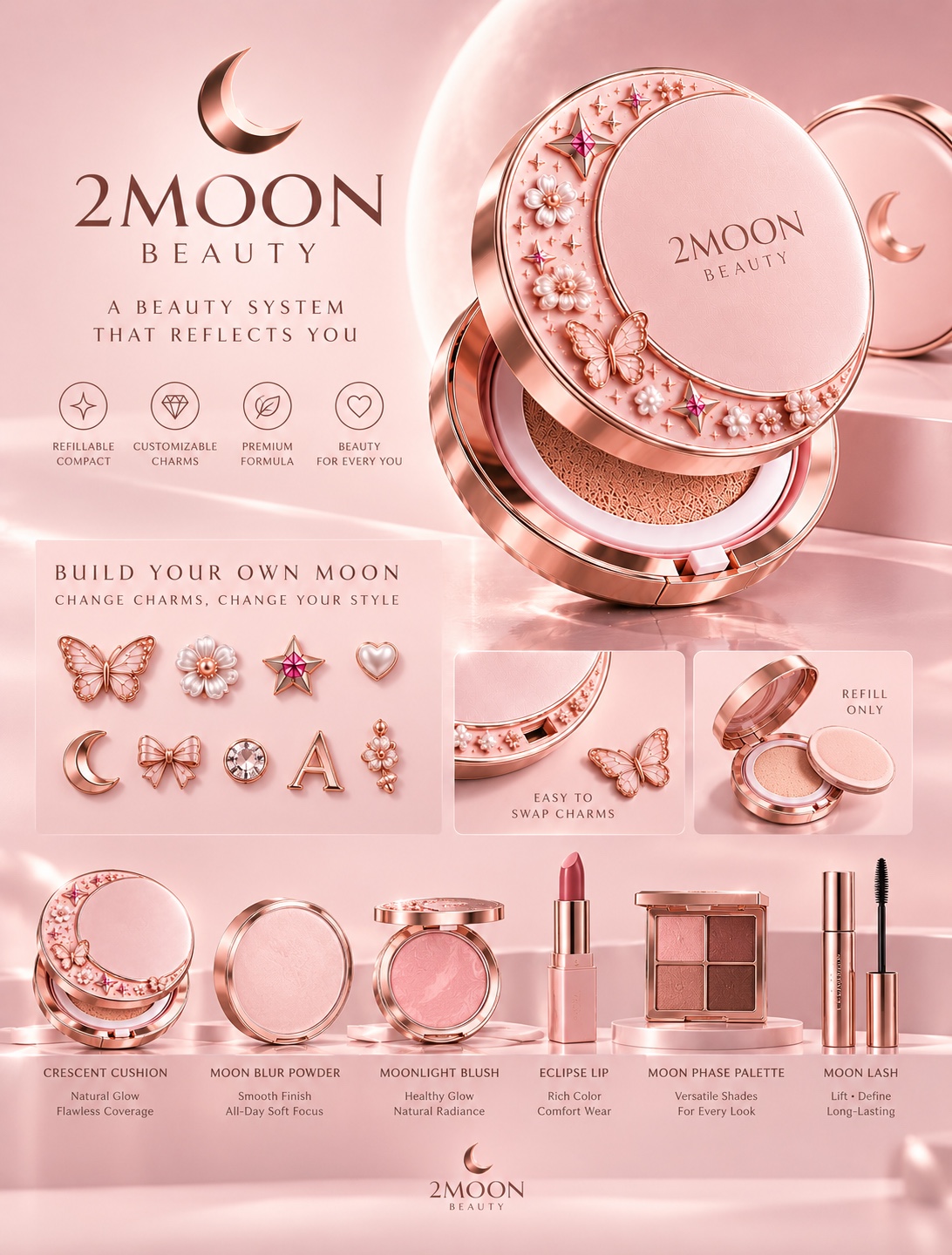 2Moon Beauty brand introduction with the cushion and a preview of future beauty essentials